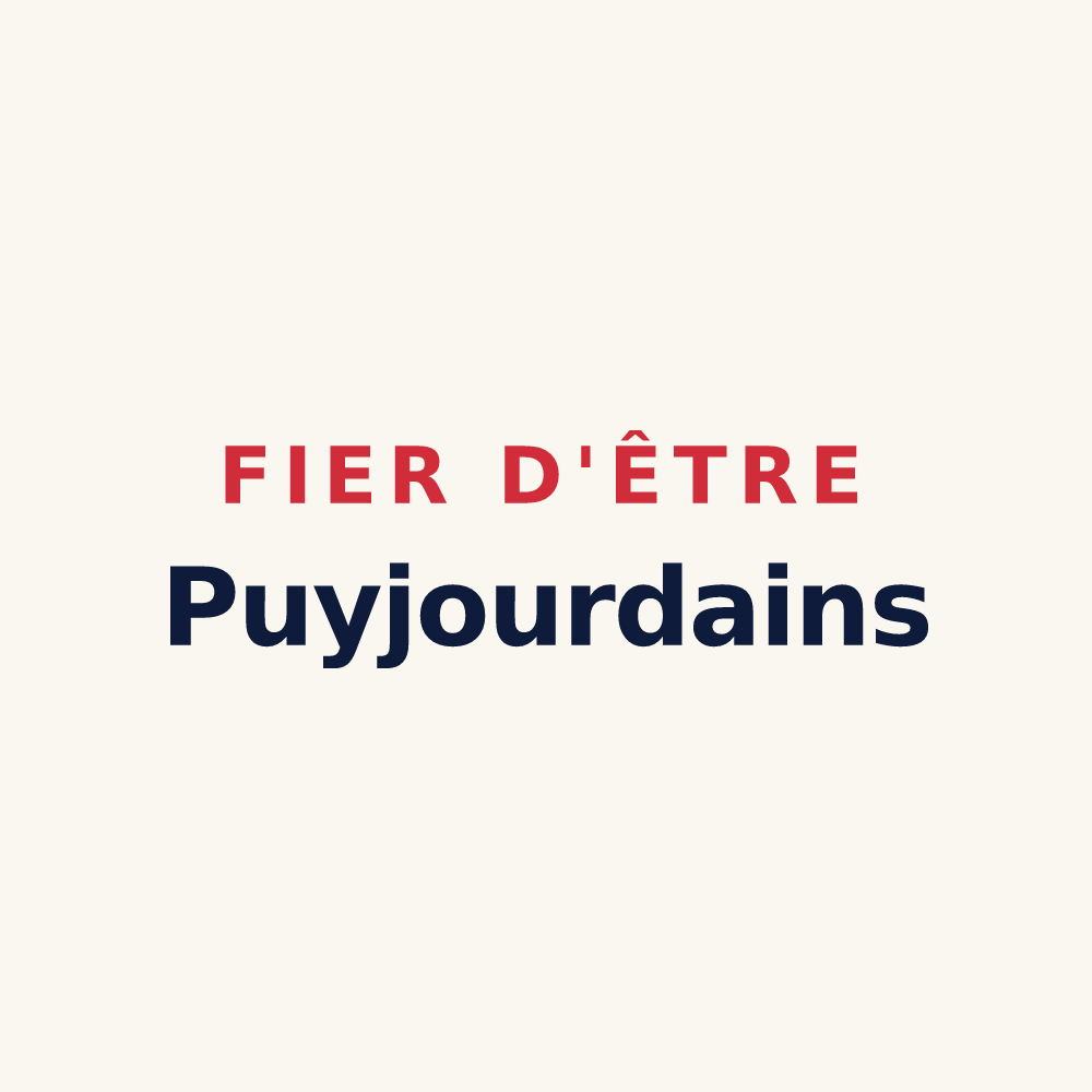 Tasse « Fier d'être Puyjourdains » — design pour Puyjourdes