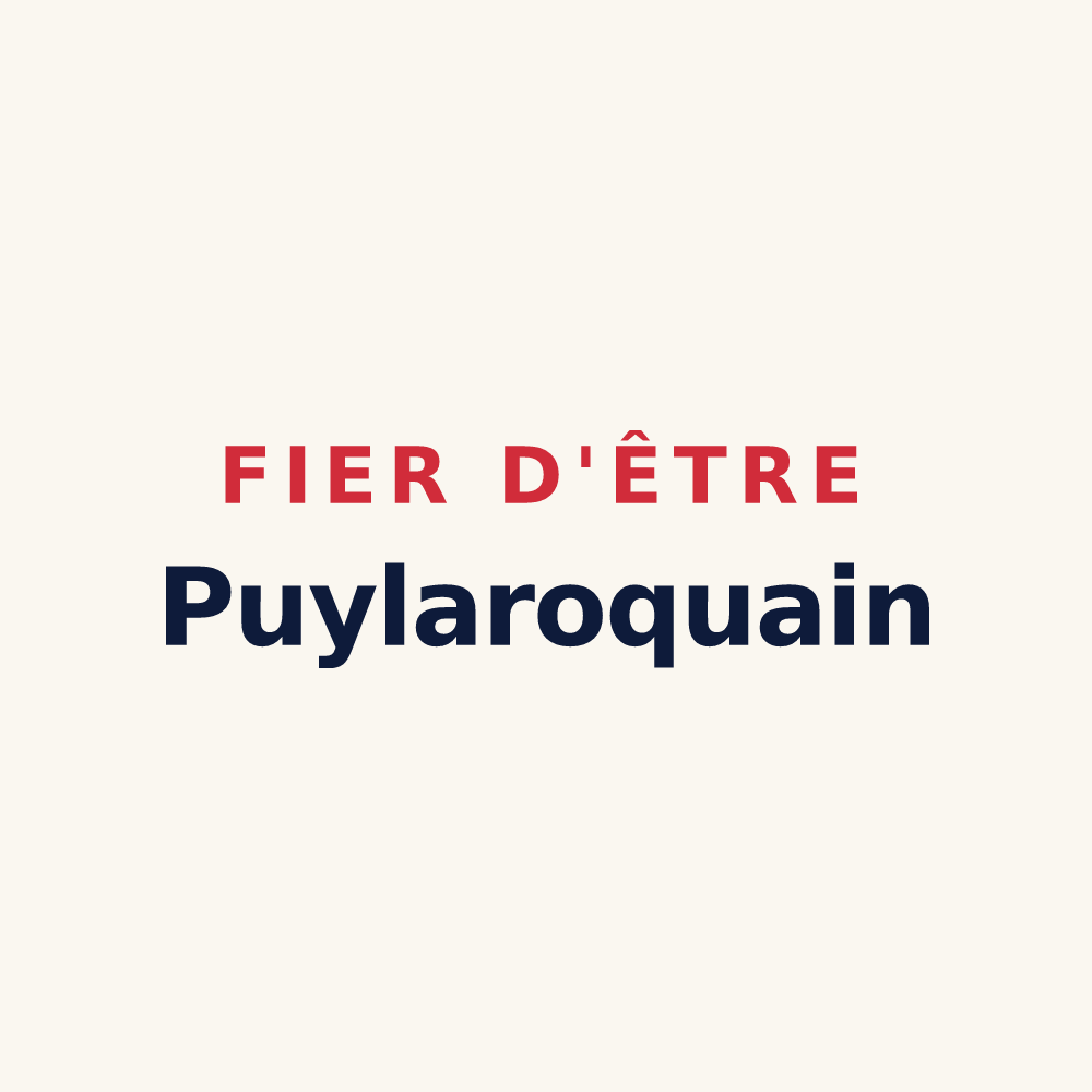 Tasse « Fier d'être Puylaroquain » — design pour Puylaroque