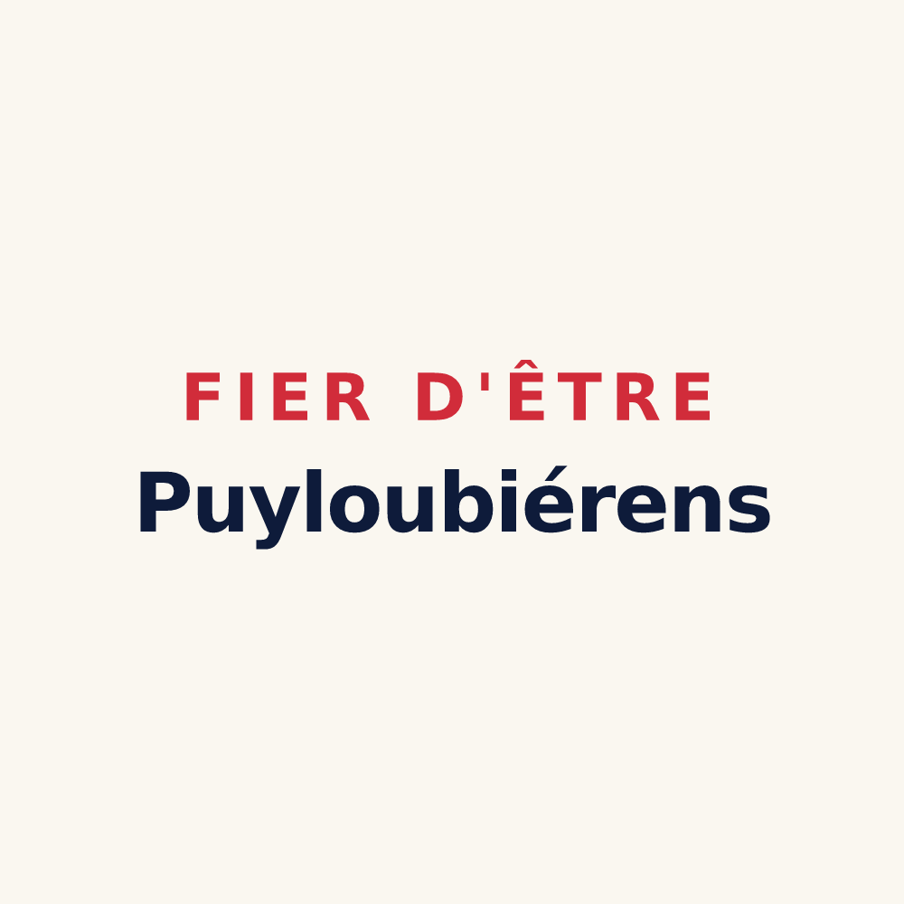 Tasse « Fier d'être Puyloubiérens » — design pour Puyloubier