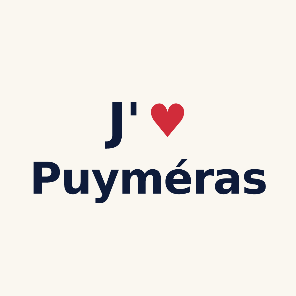 Tasse personnalisée Puyméras — design J'aime Puyméras