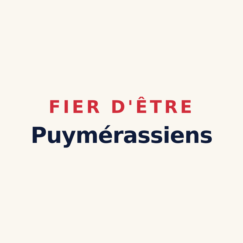 Tasse « Fier d'être Puymérassiens » — design pour Puyméras