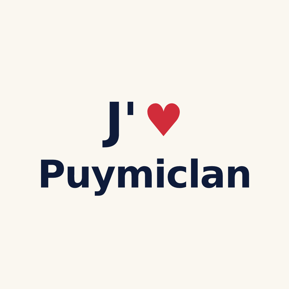 Tasse personnalisée Puymiclan — design J'aime Puymiclan
