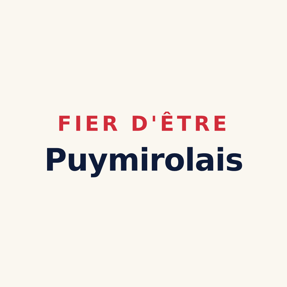Tasse « Fier d'être Puymirolais » — design pour Puymirol