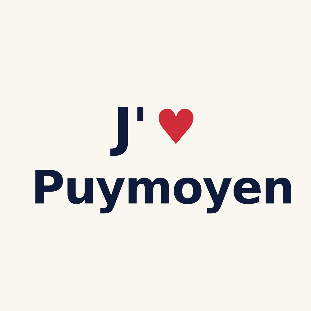 Tasse personnalisée Puymoyen — design J'aime Puymoyen