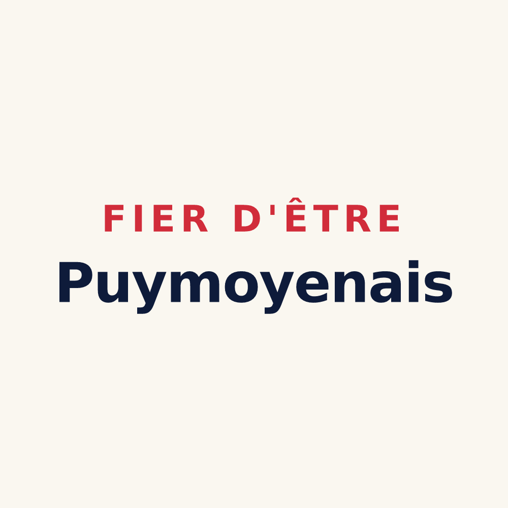 Tasse « Fier d'être Puymoyenais » — design pour Puymoyen