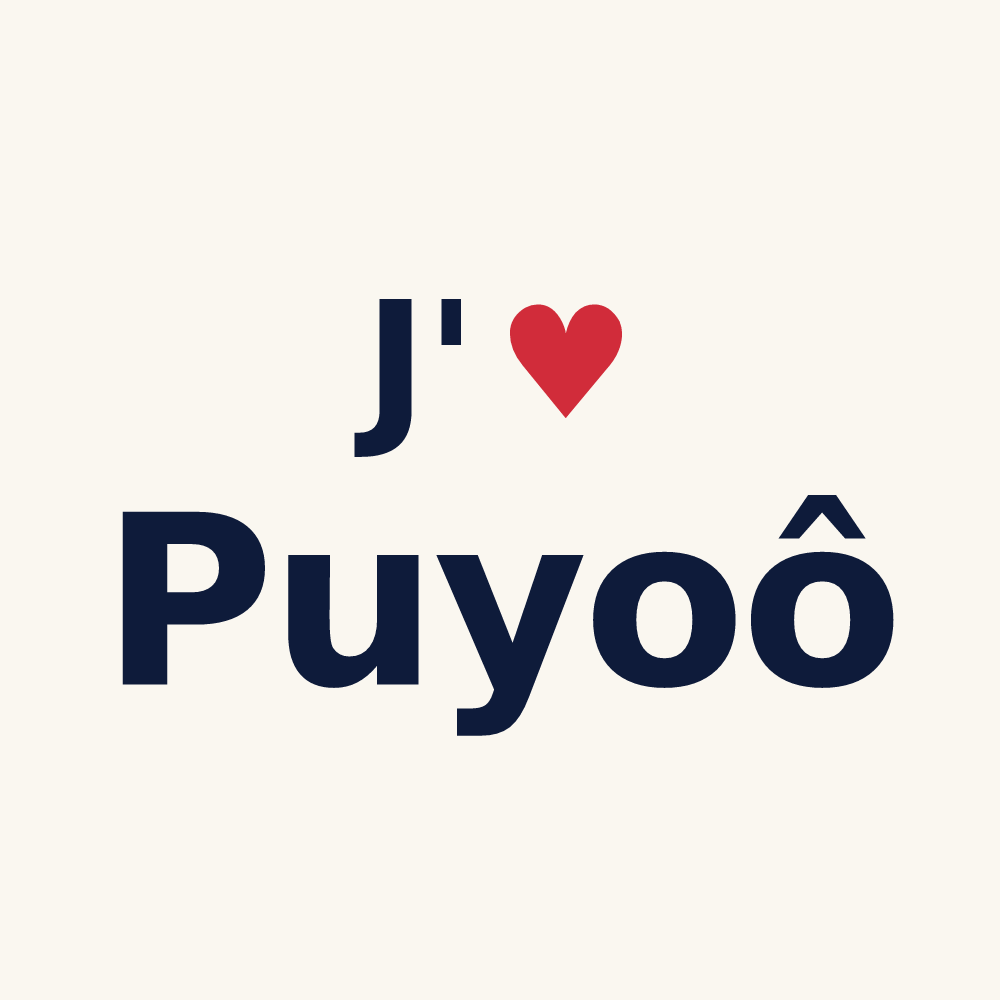 Tasse personnalisée Puyoô — design J'aime Puyoô