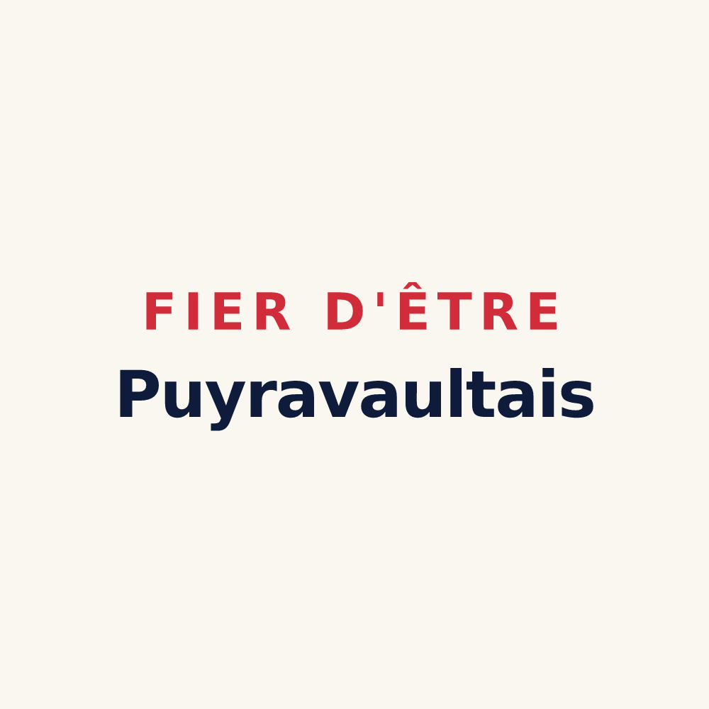 Tasse « Fier d'être Puyravaultais » — design pour Puyravault
