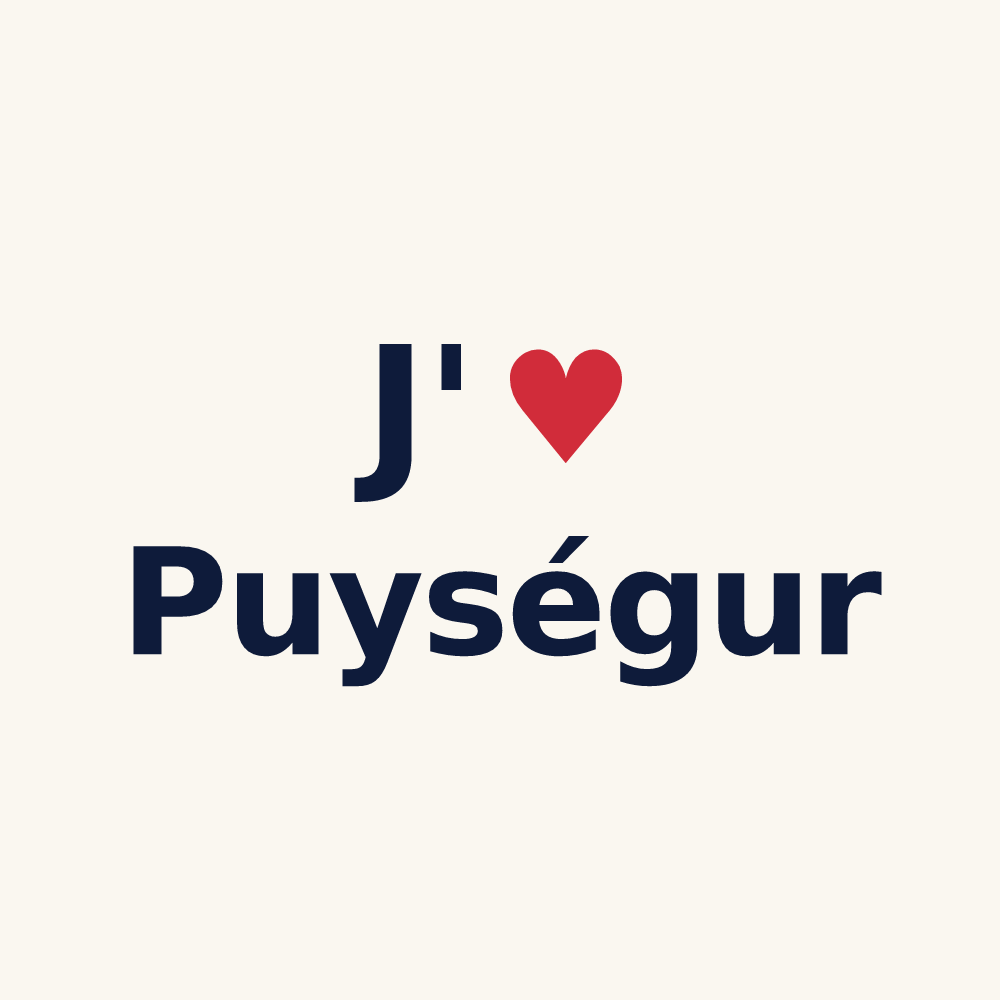 Tasse personnalisée Puységur — design J'aime Puységur
