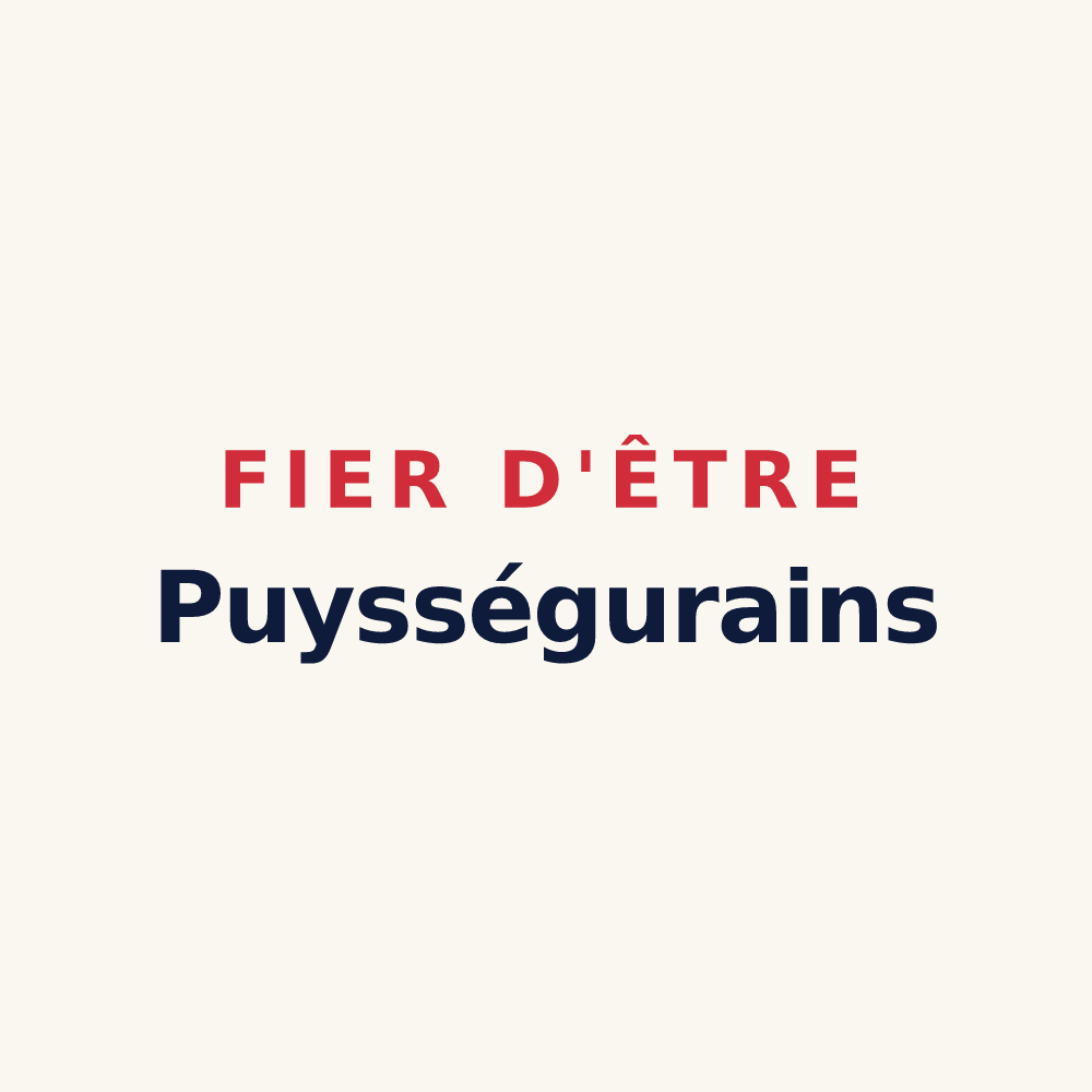 Tasse « Fier d'être Puysségurains » — design pour Puysségur