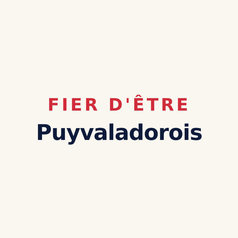 Tasse « Fier d'être Puyvaladorois » — design pour Puyvalador