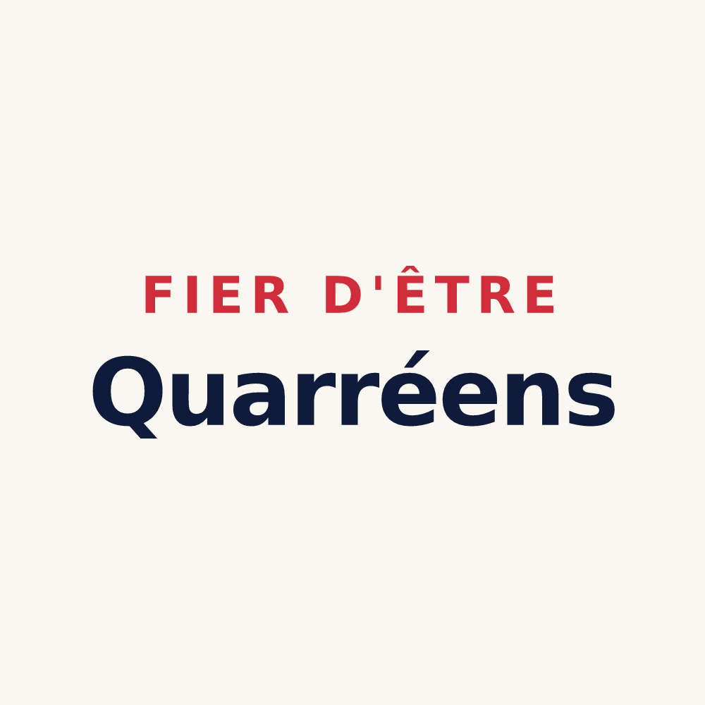 Tasse « Fier d'être Quarréens » — design pour Quarré-les-Tombes