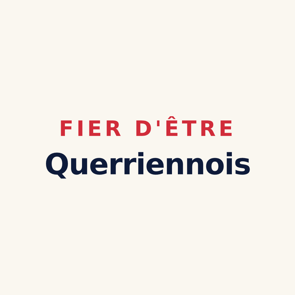Tasse « Fier d'être Querriennois » — design pour Querrien