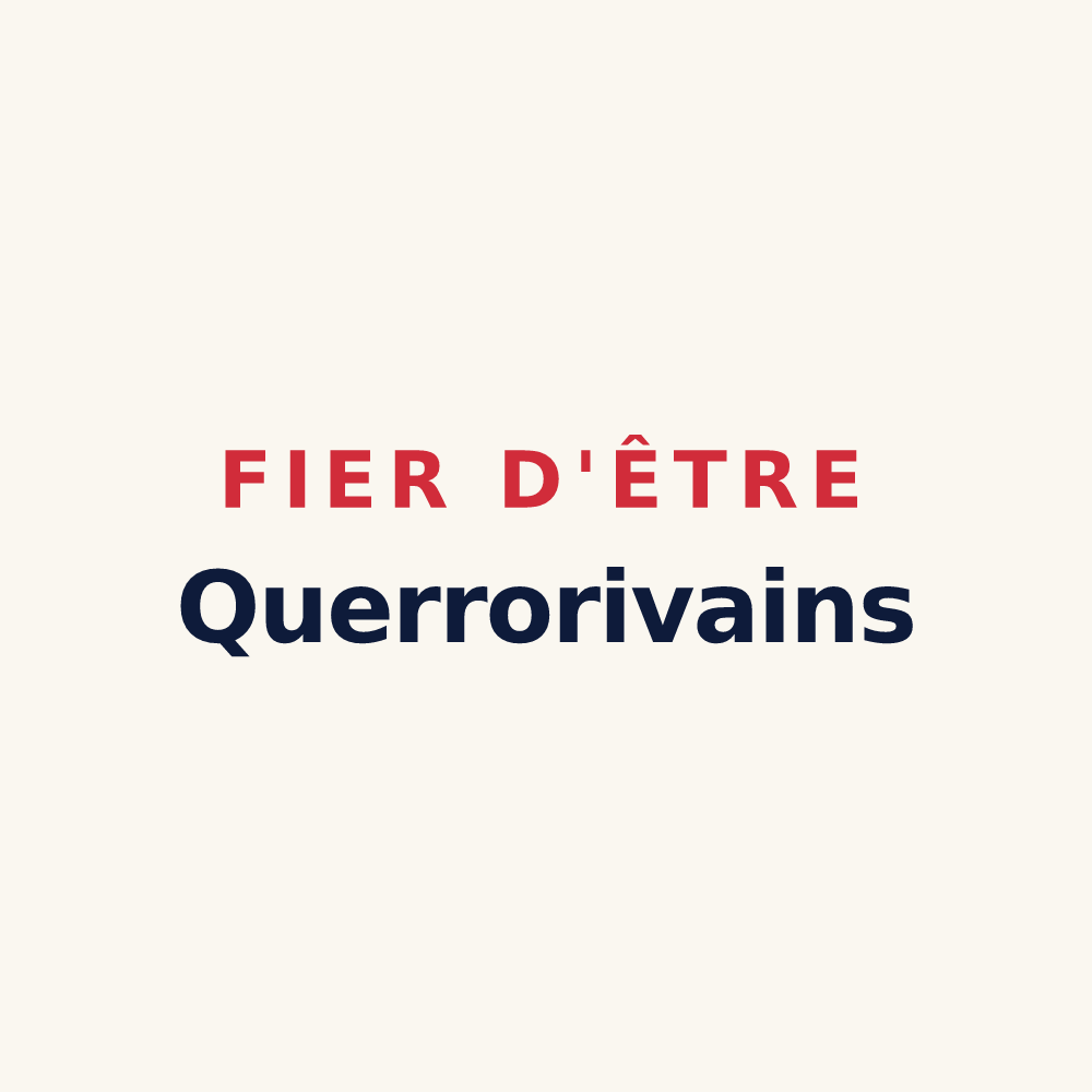 Tasse « Fier d'être Querrorivains » — design pour Querrieu