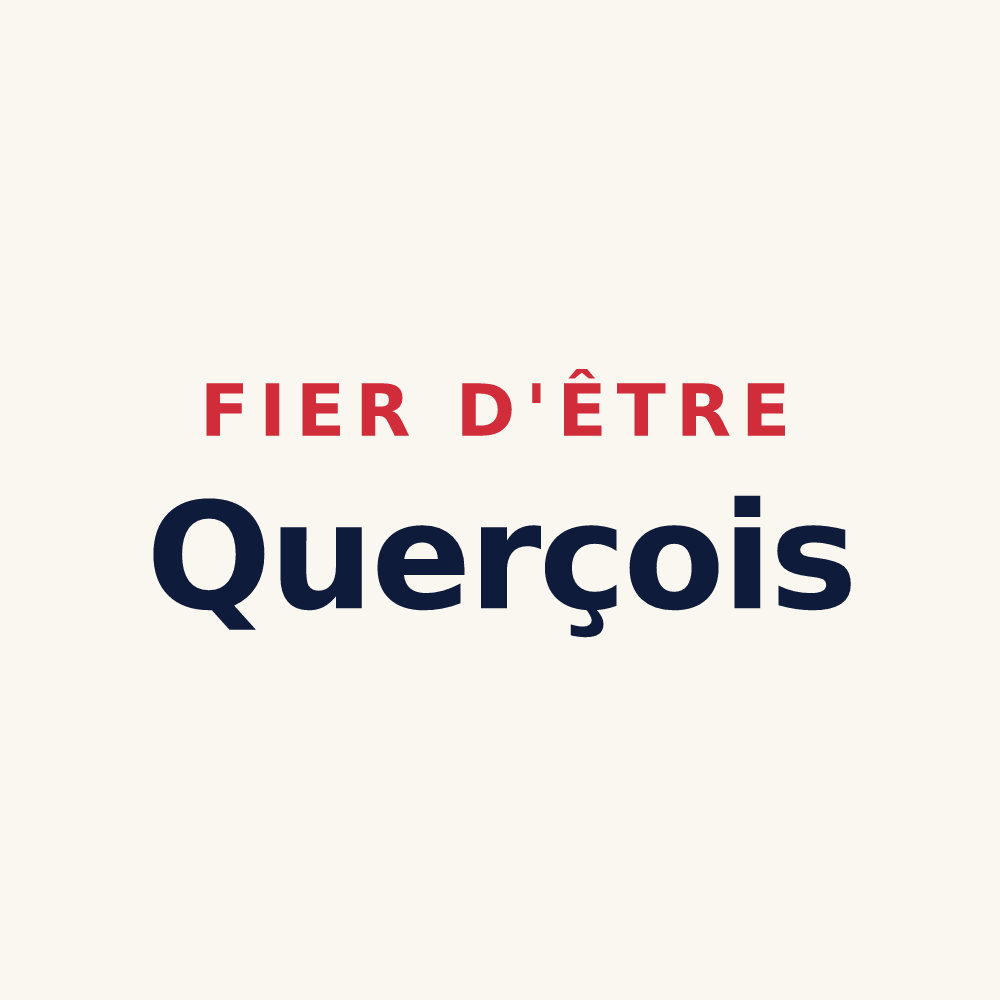 Tasse « Fier d'être Querçois » — design pour Quers