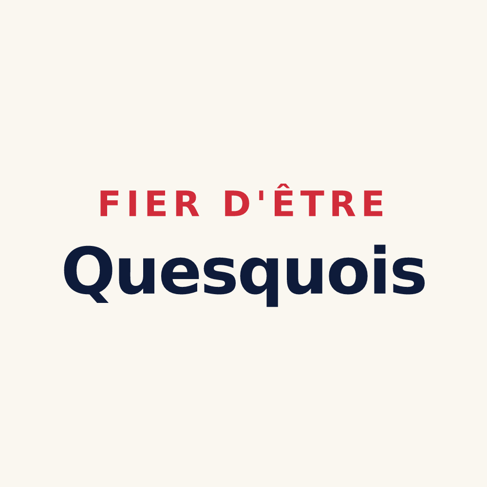 Tasse « Fier d'être Quesquois » — design pour Quesques