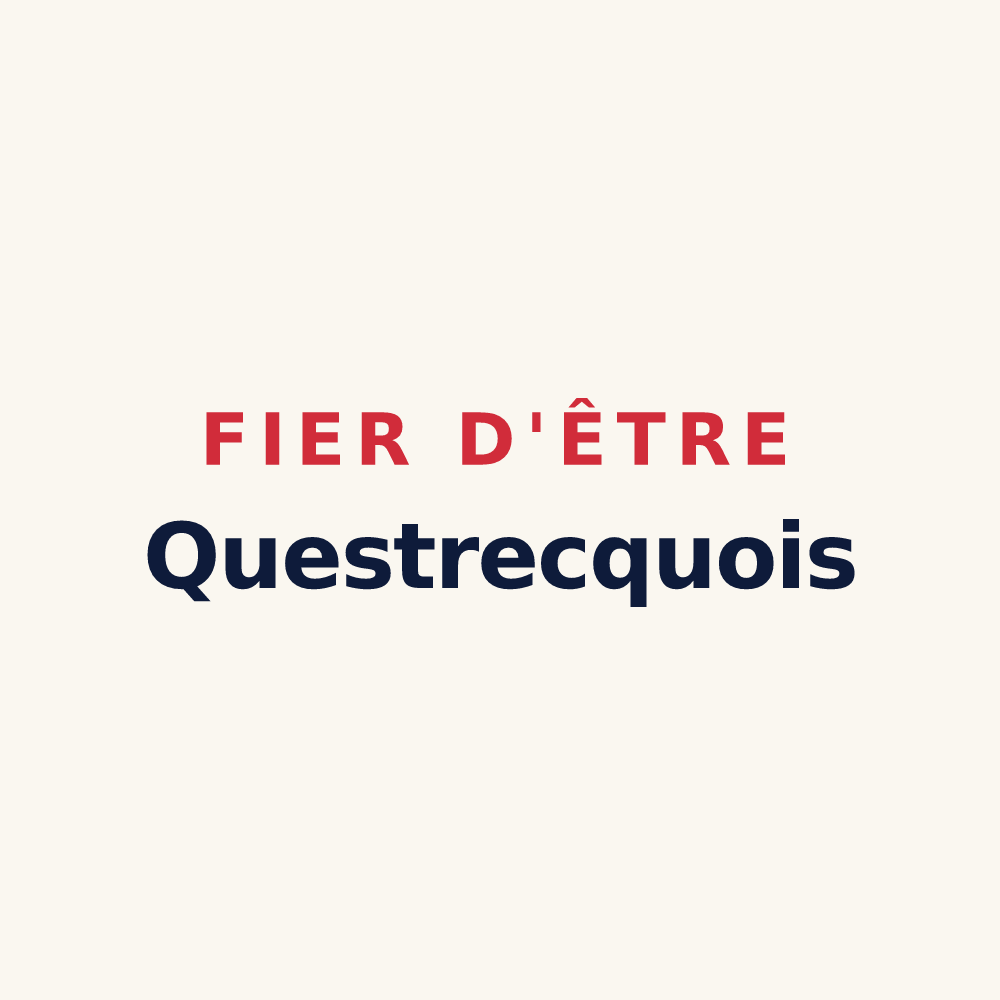 Tasse « Fier d'être Questrecquois » — design pour Questrecques