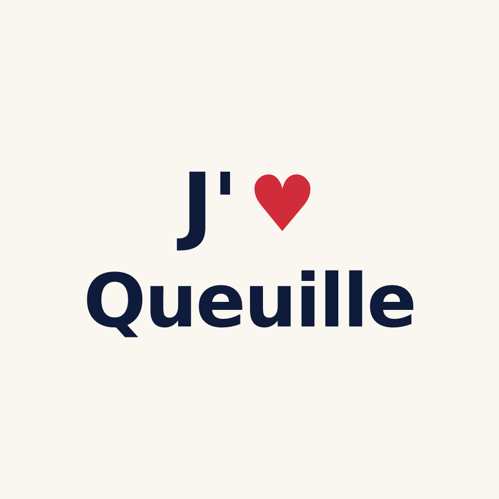 Tasse personnalisée Queuille — design J'aime Queuille