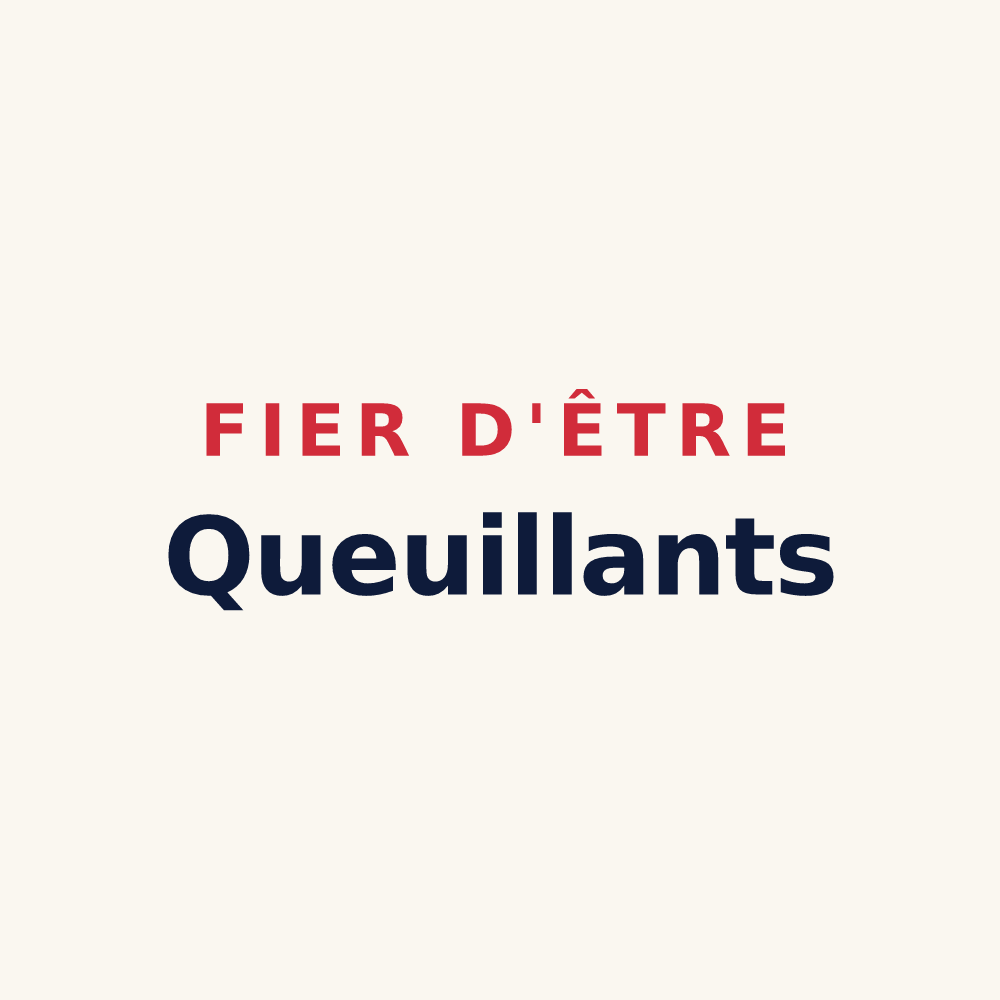 Tasse « Fier d'être Queuillants » — design pour Queuille