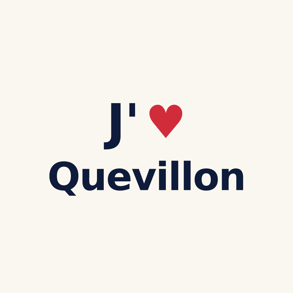Tasse personnalisée Quevillon — design J'aime Quevillon