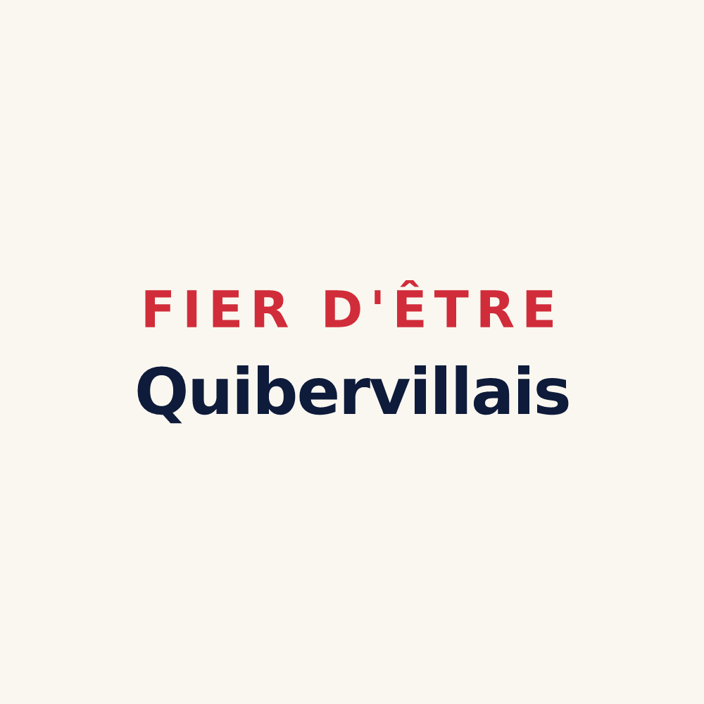 Tasse « Fier d'être Quibervillais » — design pour Quiberville-sur-Mer