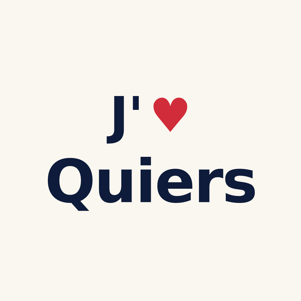 Tasse personnalisée Quiers — design J'aime Quiers