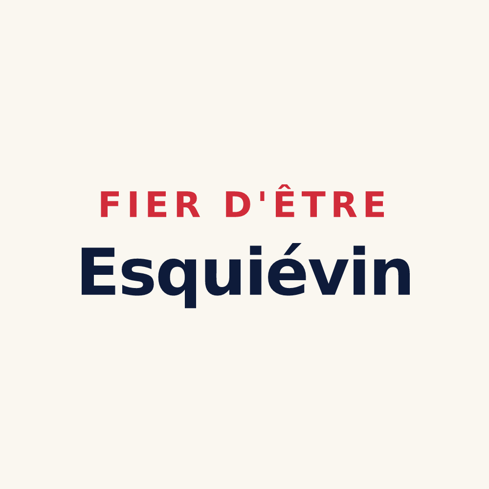 Tasse « Fier d'être Esquiévin » — design pour Quiévy