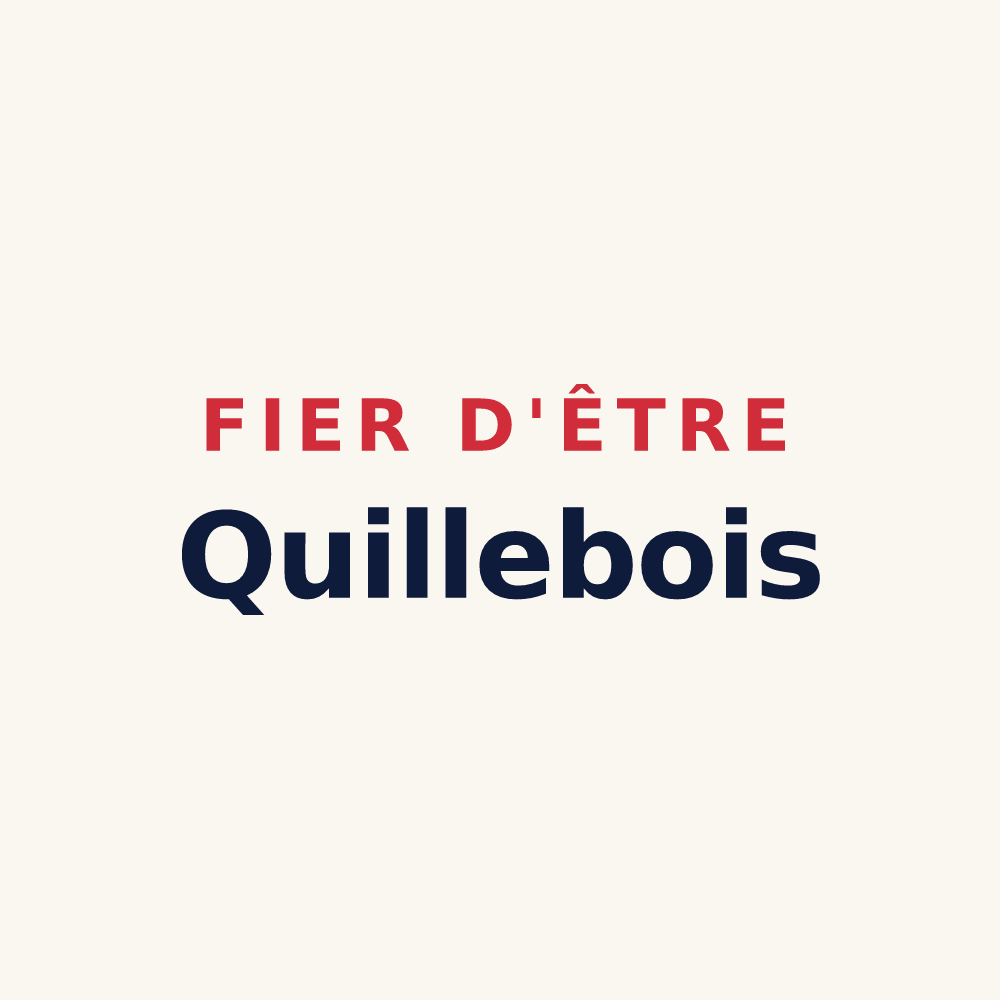 Tasse « Fier d'être Quillebois » — design pour Quillebeuf-sur-Seine