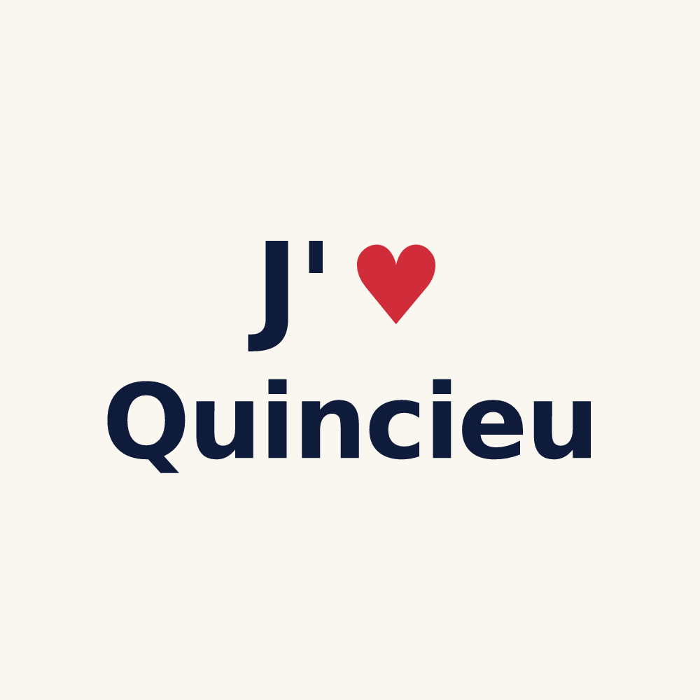 Tasse personnalisée Quincieu — design J'aime Quincieu