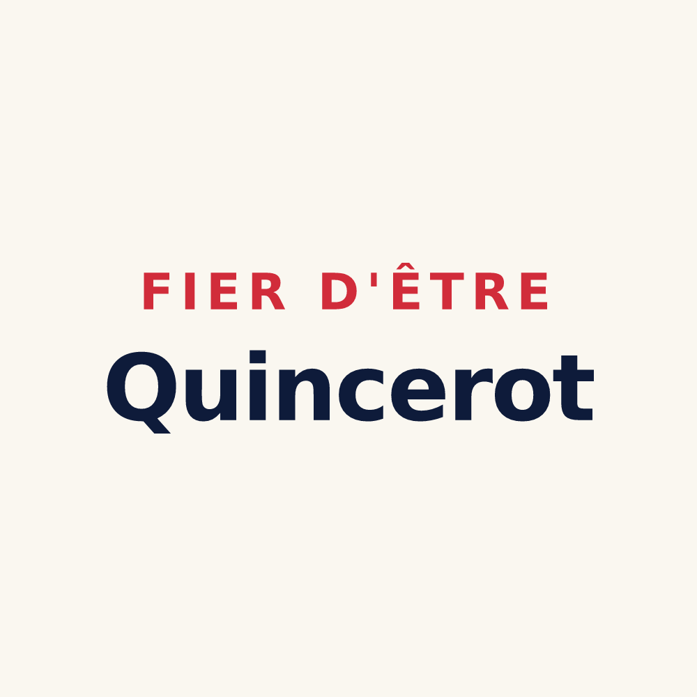 Tasse « Fier d'être Quincerot » — design pour Quincieu
