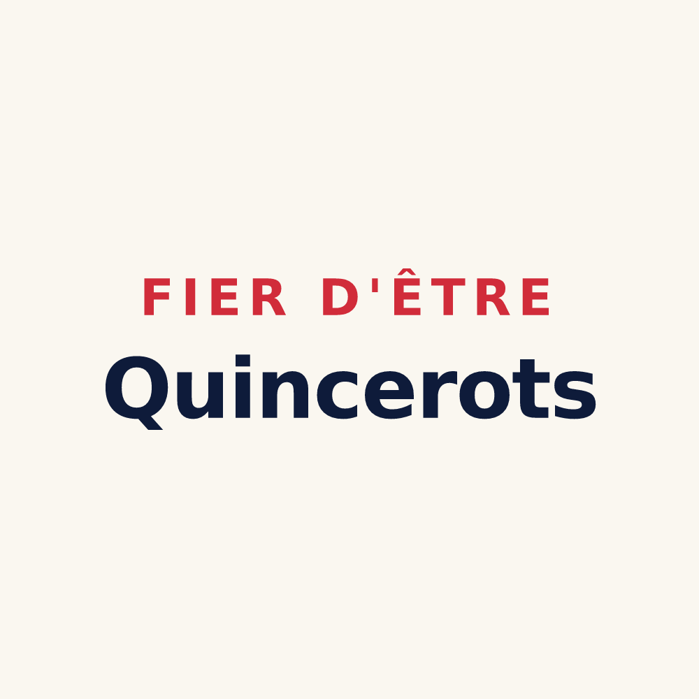 Tasse « Fier d'être Quincerots » — design pour Quincieux