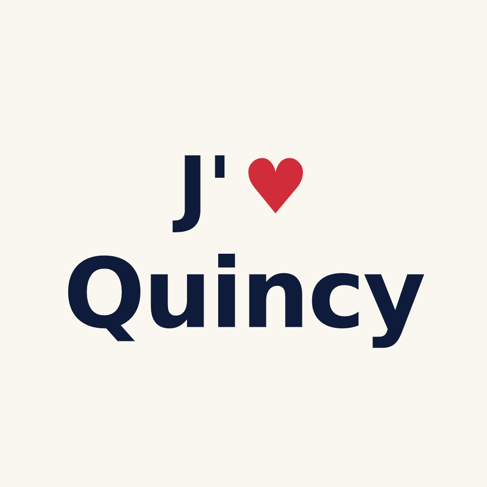 Tasse personnalisée Quincy — design J'aime Quincy