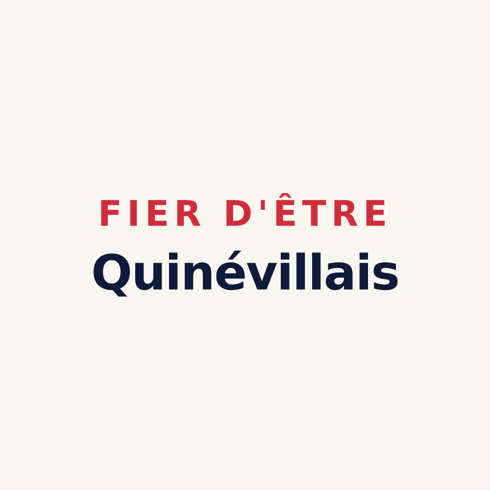 Tasse « Fier d'être Quinévillais » — design pour Quinéville