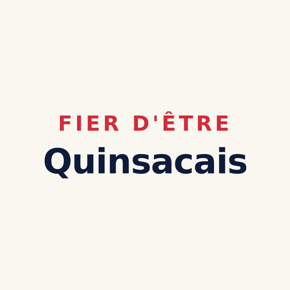 Tasse « Fier d'être Quinsacais » — design pour Quinsac