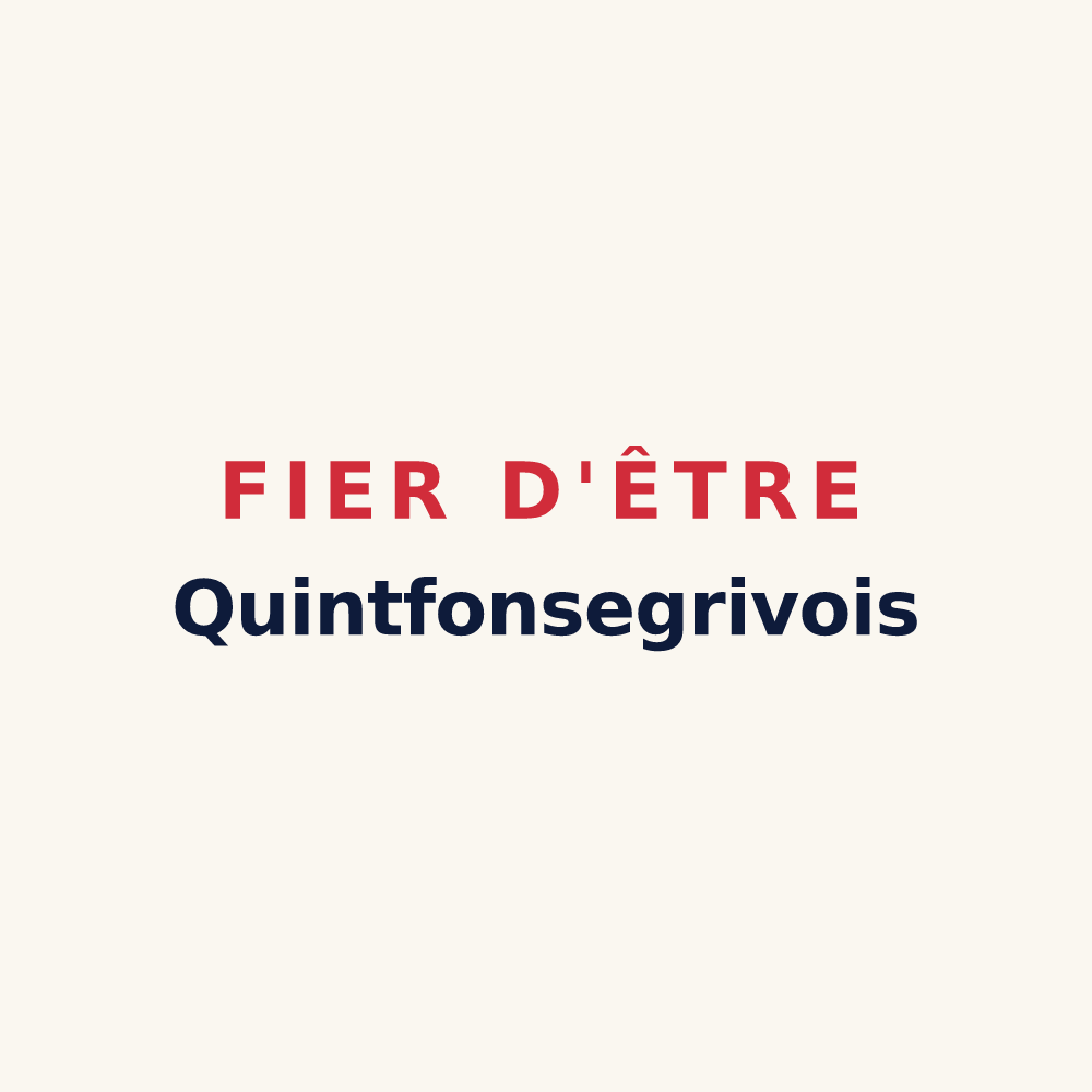 Tasse « Fier d'être Quintfonsegrivois » — design pour Quint-Fonsegrives