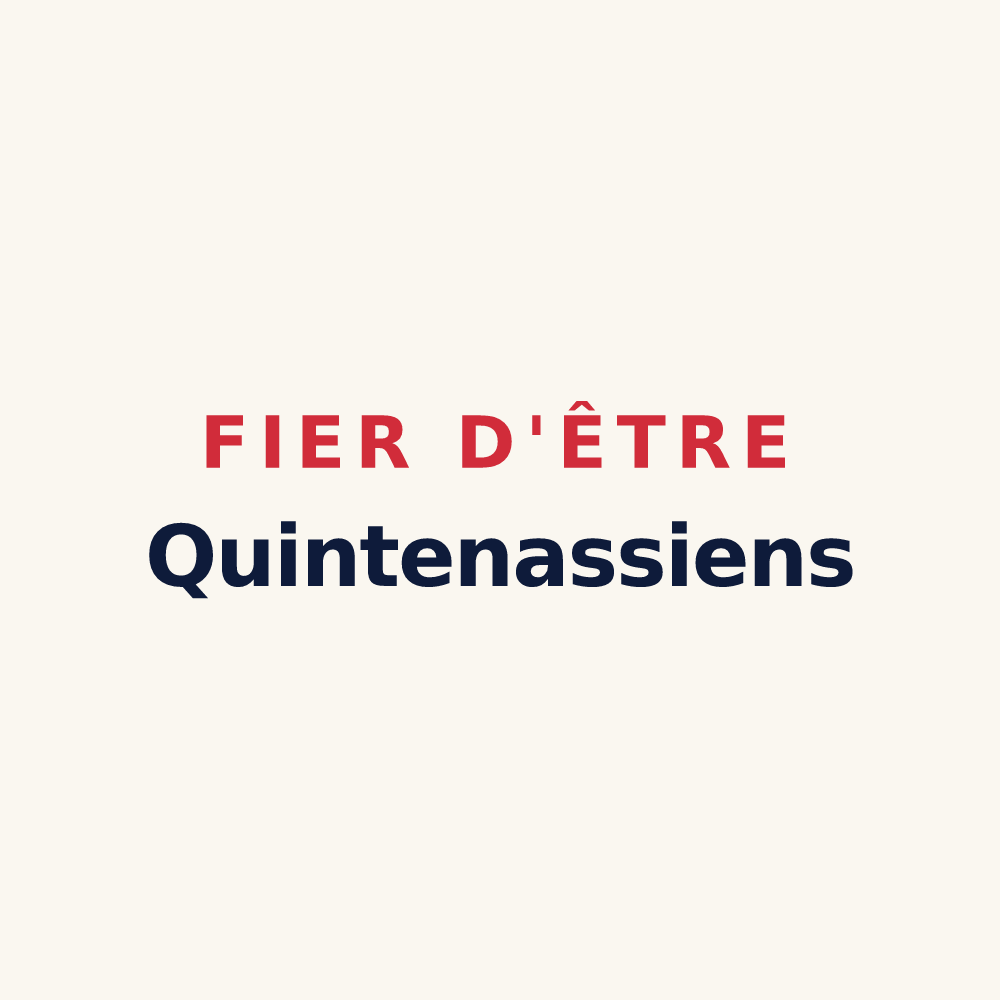 Tasse « Fier d'être Quintenassiens » — design pour Quintenas