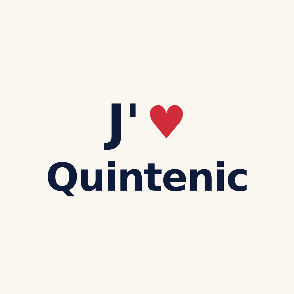 Tasse personnalisée Quintenic — design J'aime Quintenic