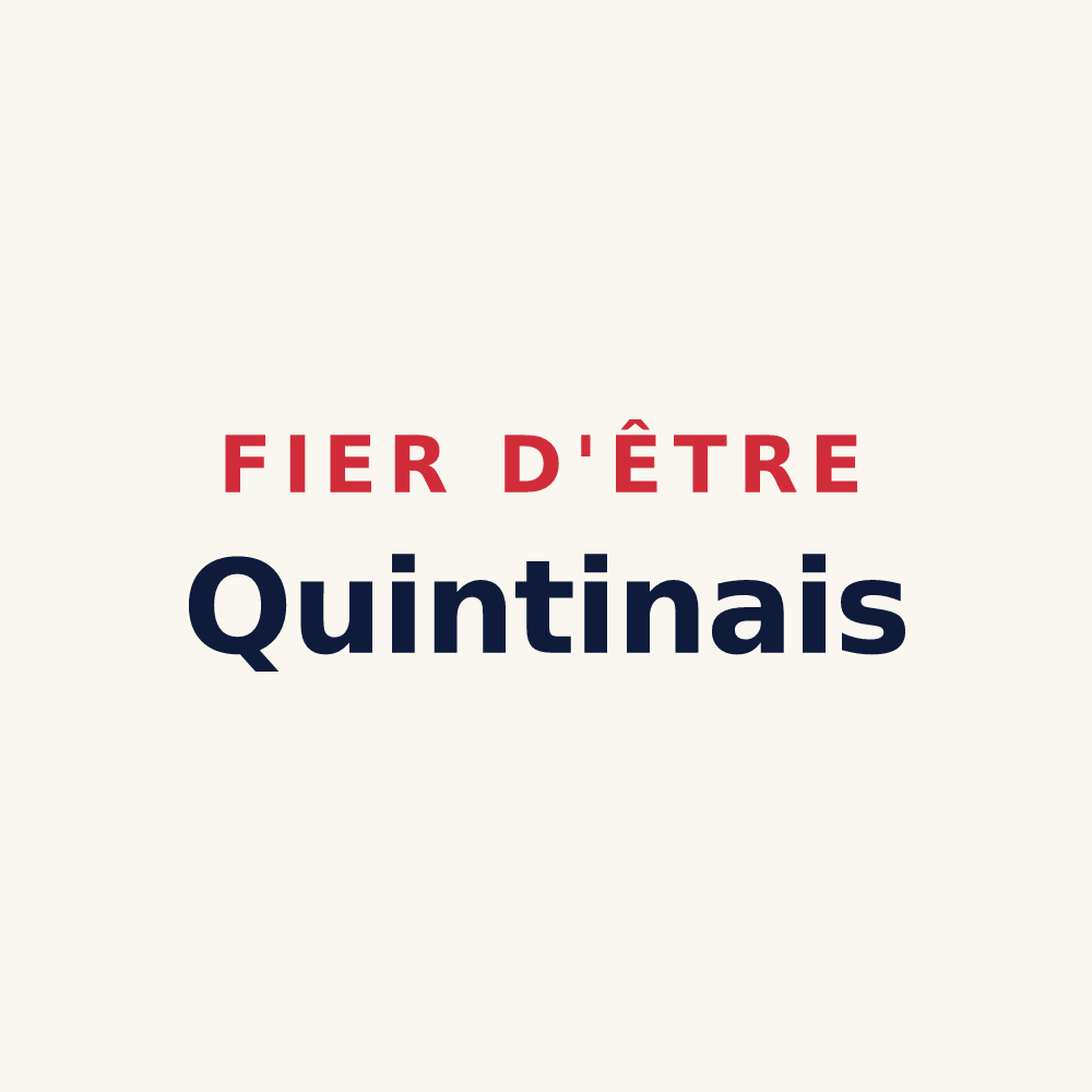 Tasse « Fier d'être Quintinais » — design pour Quintin