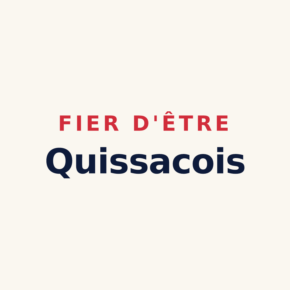 Tasse « Fier d'être Quissacois » — design pour Quissac-en-Quercy