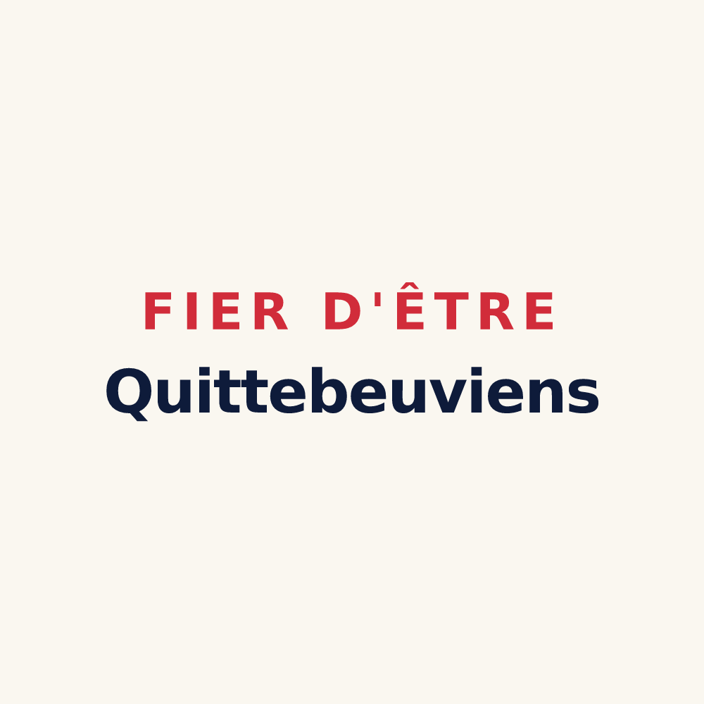 Tasse « Fier d'être Quittebeuviens » — design pour Quittebeuf