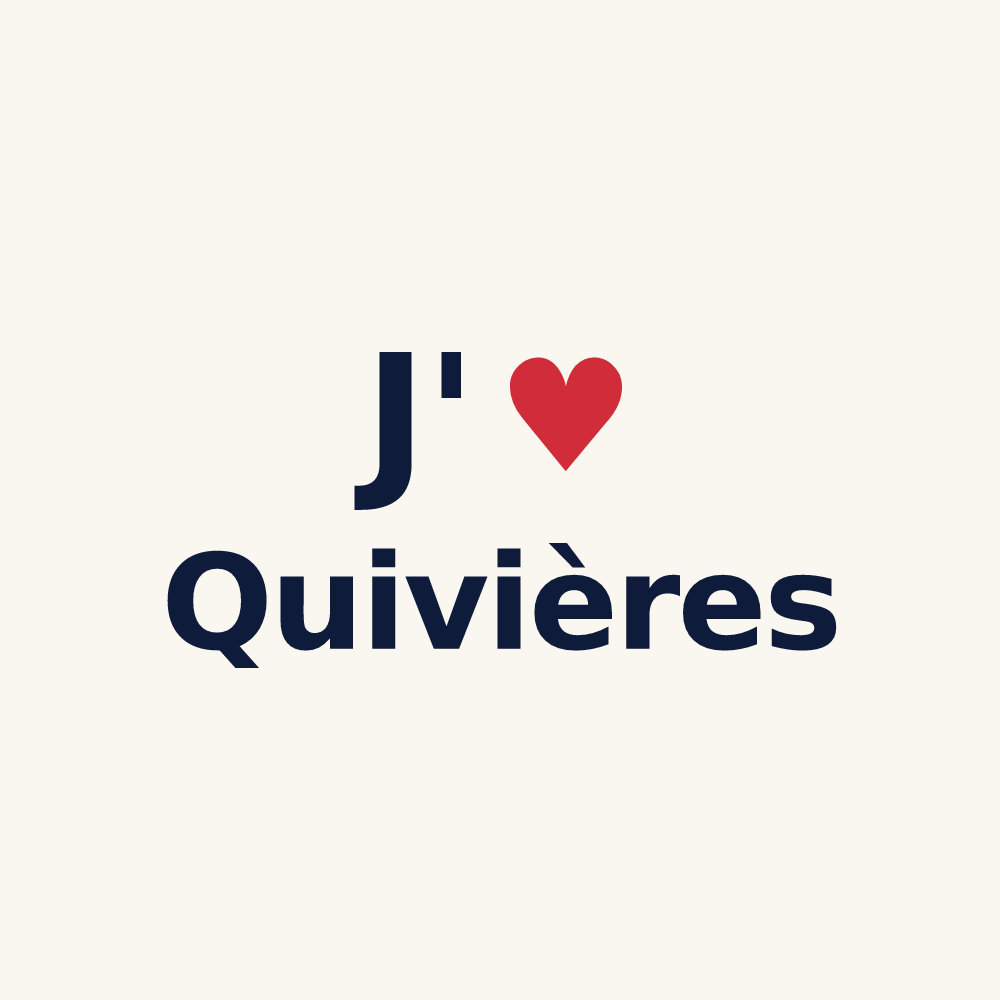 Tasse personnalisée Quivières — design J'aime Quivières