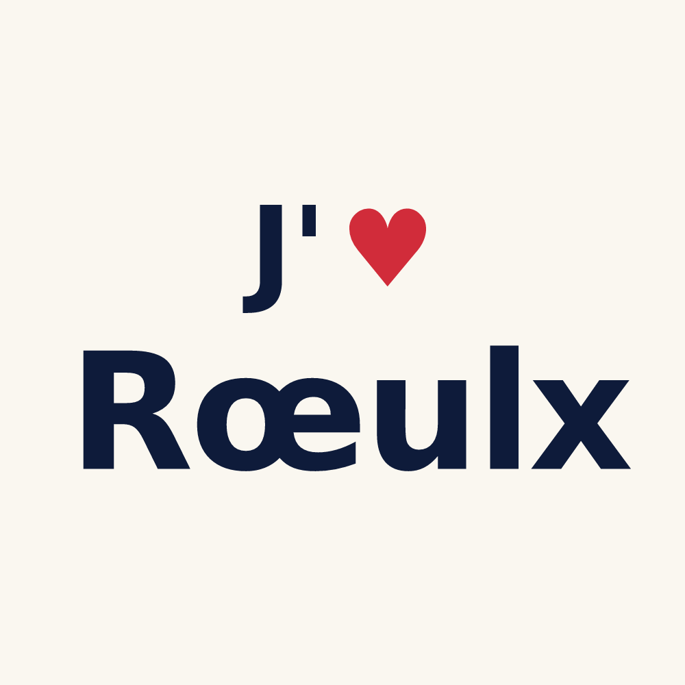 Tasse personnalisée Rœulx — design J'aime Rœulx