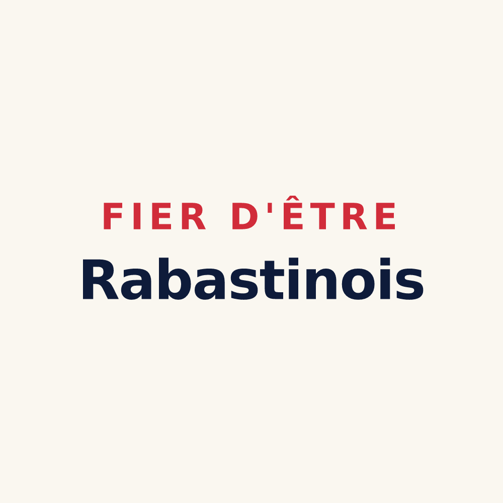 Tasse « Fier d'être Rabastinois » — design pour Rabastens