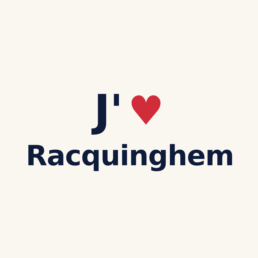 Tasse personnalisée Racquinghem — design J'aime Racquinghem