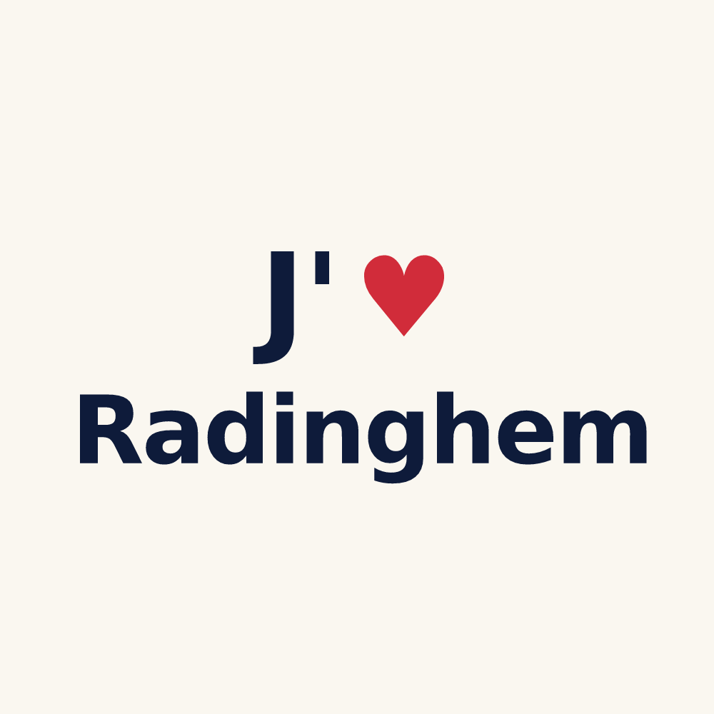 Tasse personnalisée Radinghem — design J'aime Radinghem