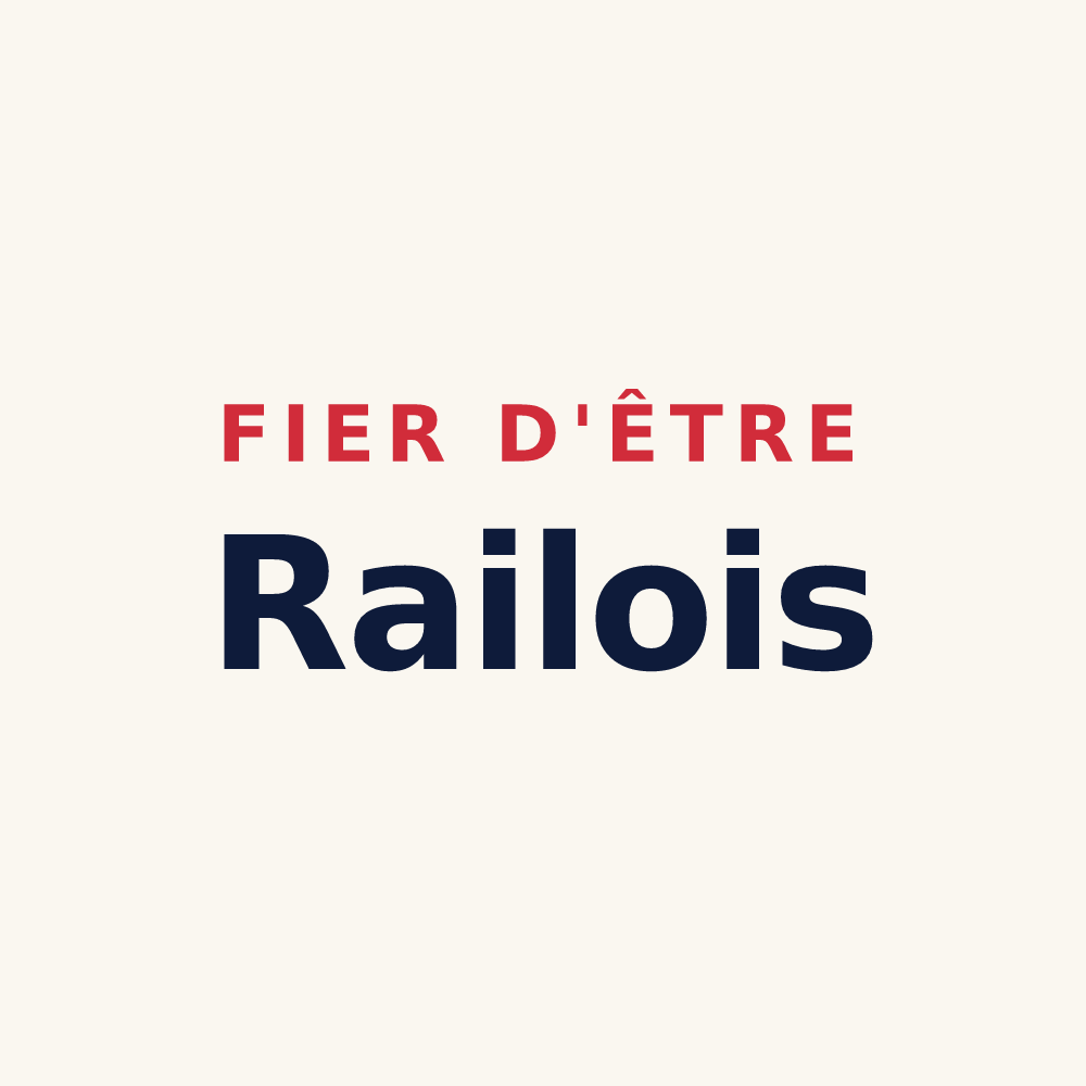 Tasse « Fier d'être Railois » — design pour Rai