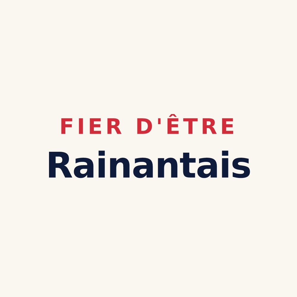 Tasse « Fier d'être Rainantais » — design pour Rainans