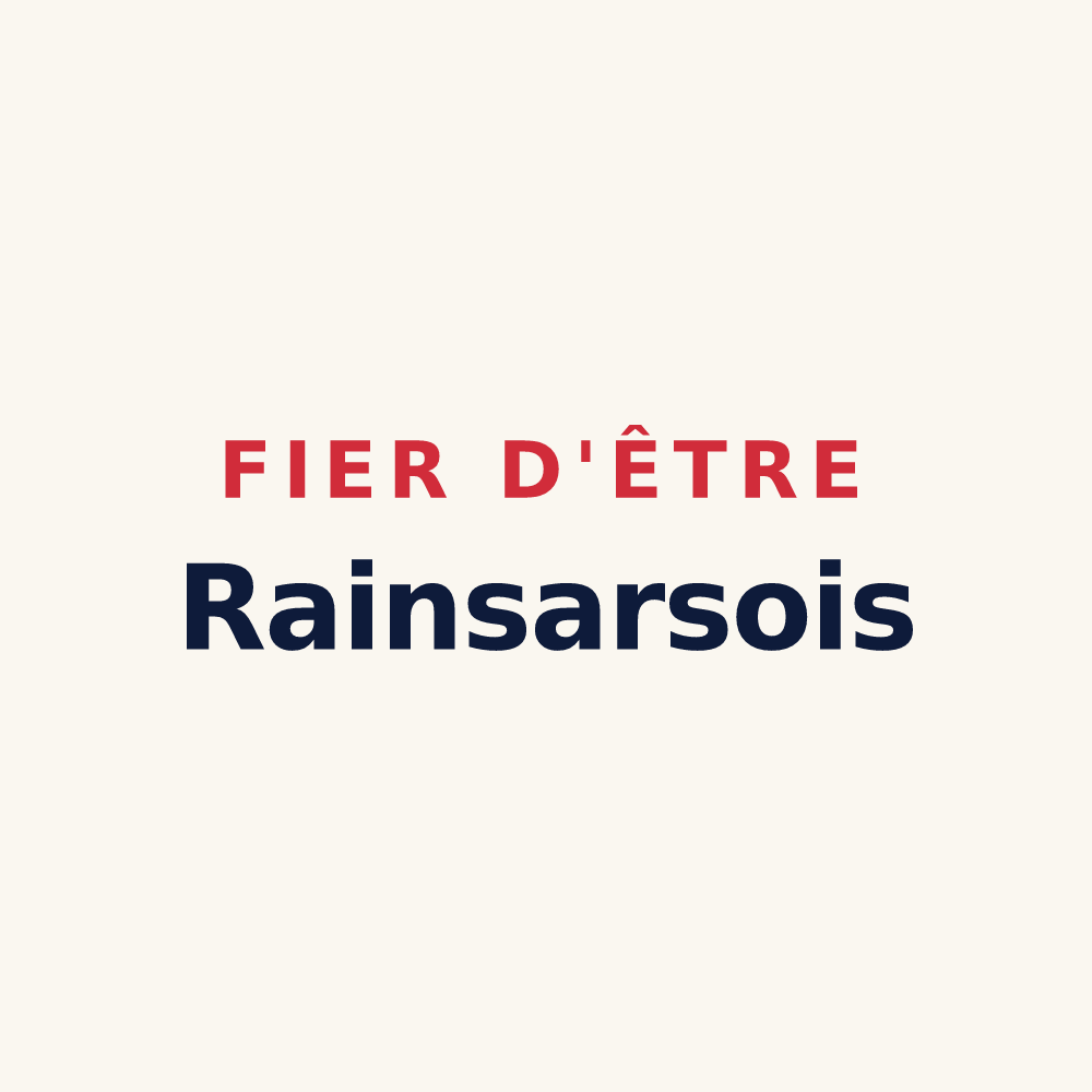 Tasse « Fier d'être Rainsarsois » — design pour Rainsars