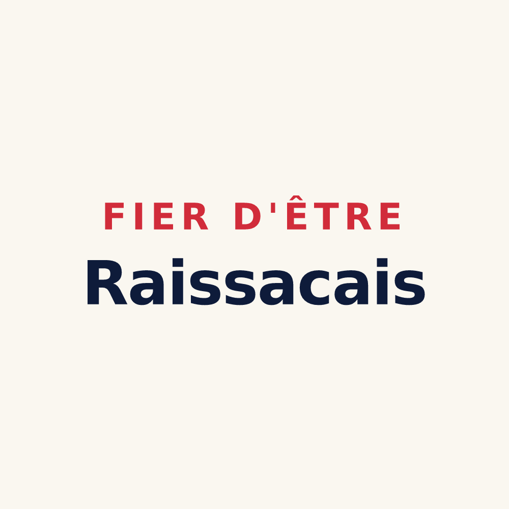 Tasse « Fier d'être Raissacais » — design pour Raissac-sur-Lampy