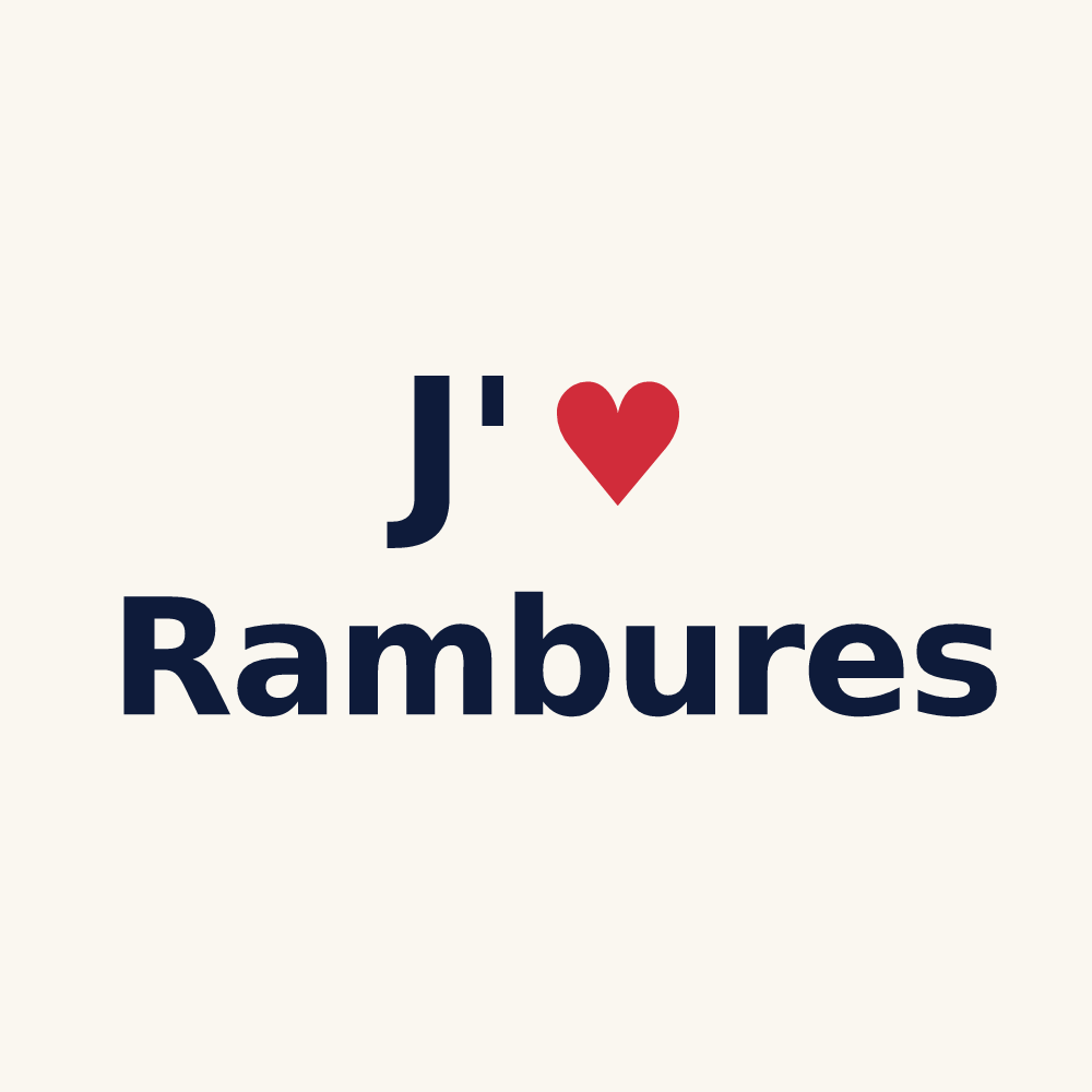 Tasse personnalisée Rambures — design J'aime Rambures