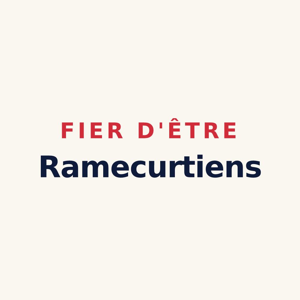 Tasse « Fier d'être Ramecurtiens » — design pour Ramecourt